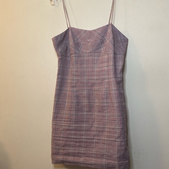 NWT intermix plaid strappy dress clueless 6 - Picture 3 of 5
